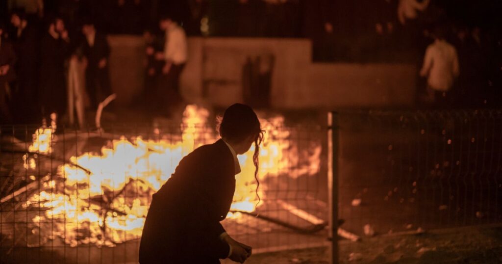 Ultra-Orthodox Jews Clash With Police In Protest Over New Israeli Military Draft